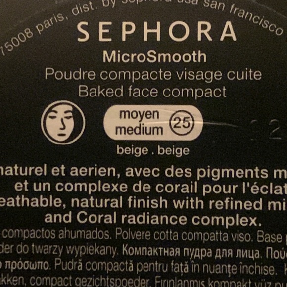 NWT Set of 5 SEPHORA Face Powder Microsmooth BEIGE 25 - Picture 2 of 7